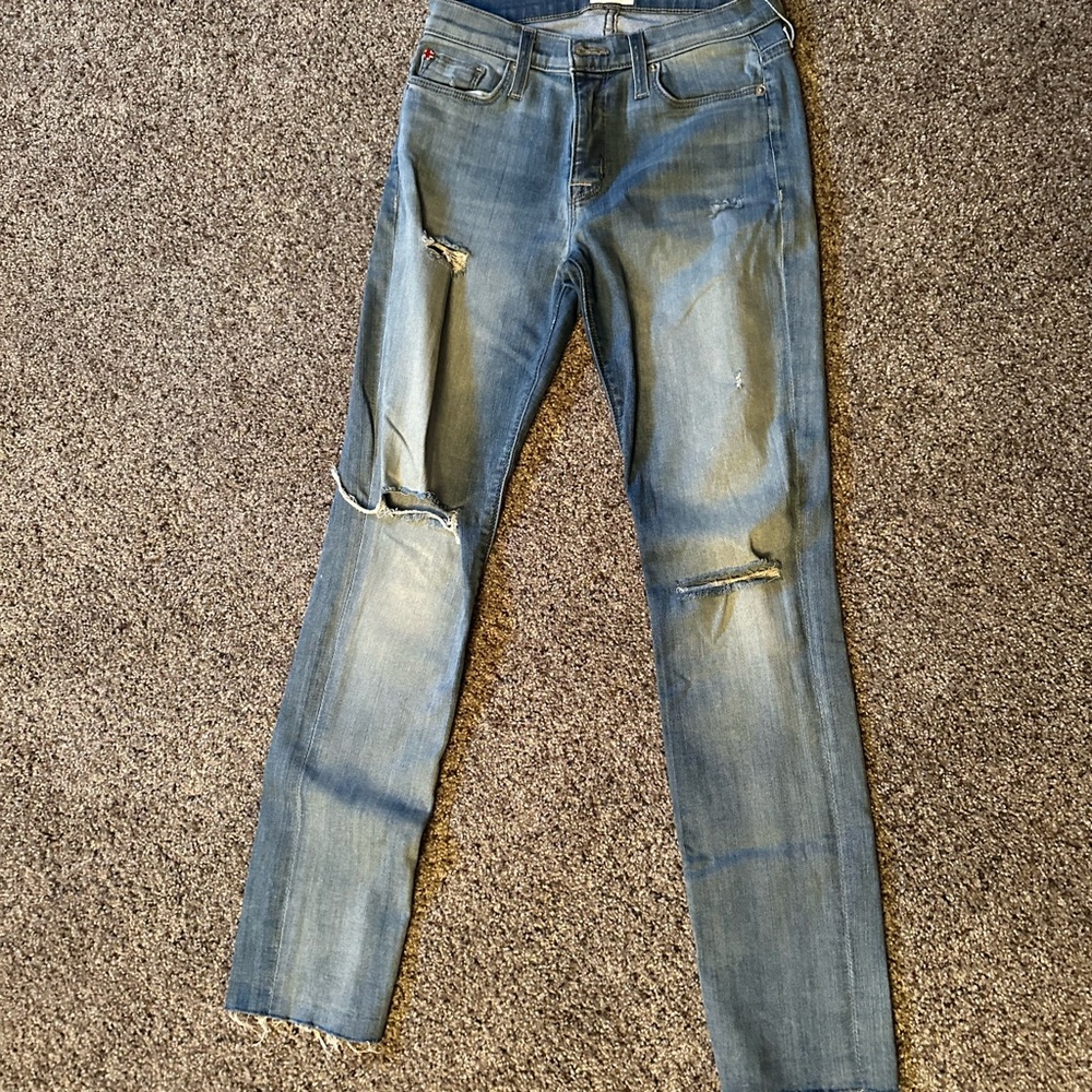 Hudson Jeans Women's Straight Leg Blue Jeans